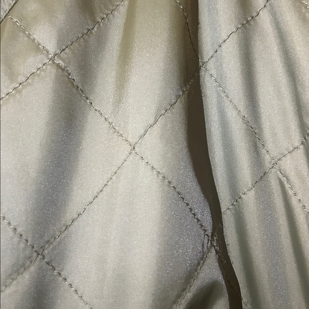 Vince Womens Quilted Bomber Jacket in Olive (L) - Picture 14 of 14